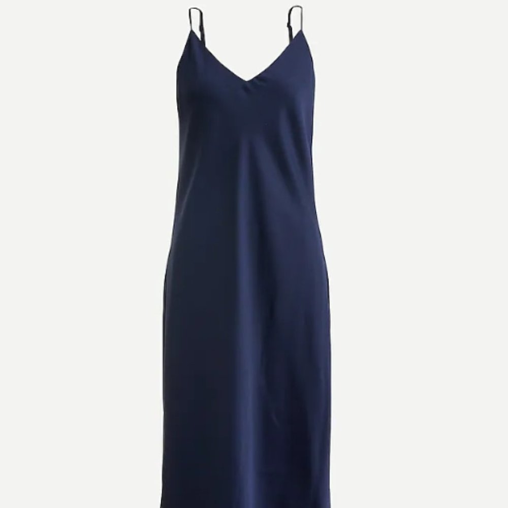 J Crew Bias-Cut Slip Dress